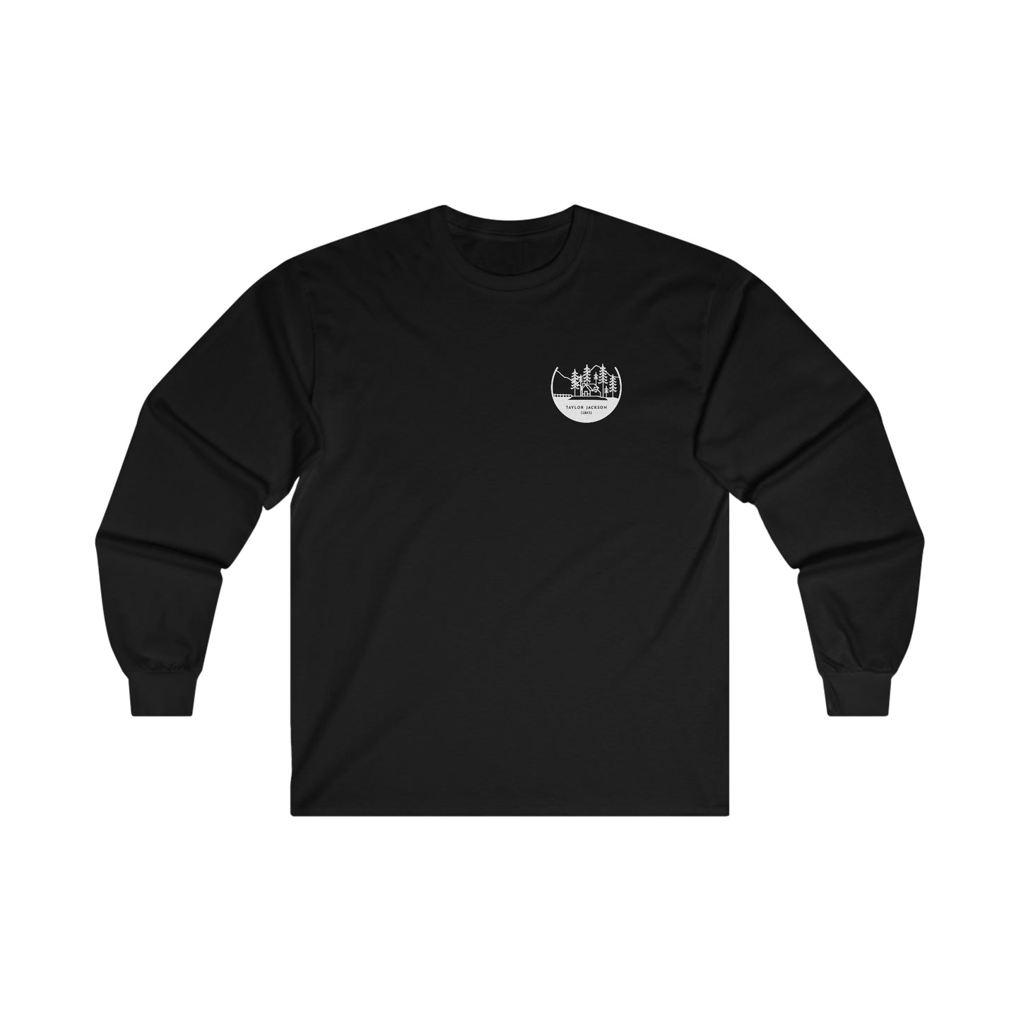 TJ Mountains Logo Long Sleeve T